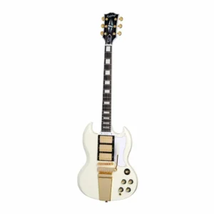 Epiphone ECSGC63CWVGM1 - Guitarra Eléctrica 1963 Les Paul SG Custom with Maestro - Classic White - Imagen 2