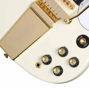 Epiphone ECSGC63CWVGM1 - Guitarra Eléctrica 1963 Les Paul SG Custom with Maestro - Classic White - Imagen 6