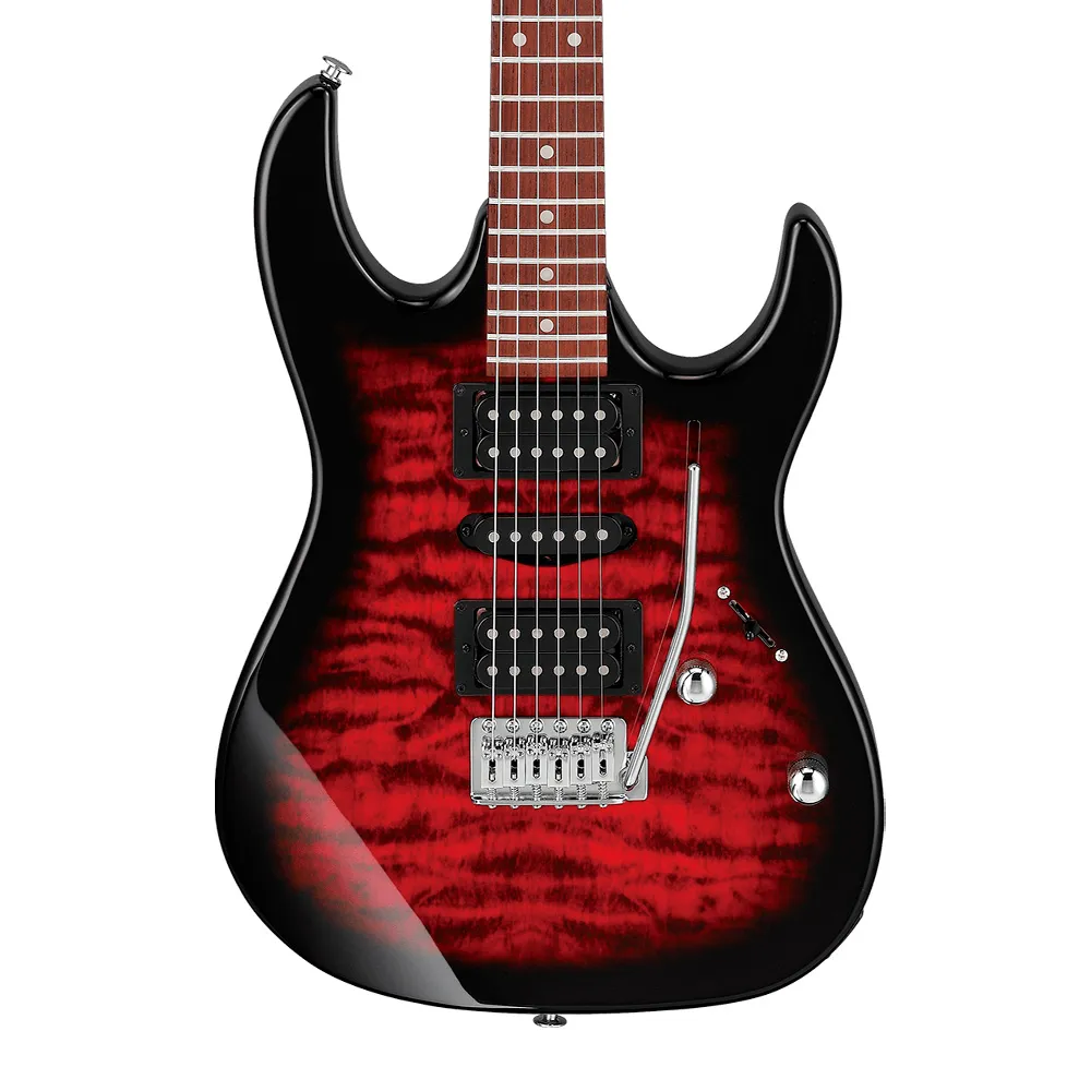 Ibanez GRX70QA TRB - Guitarra Eléctrica HSH - Transparent Red Burst