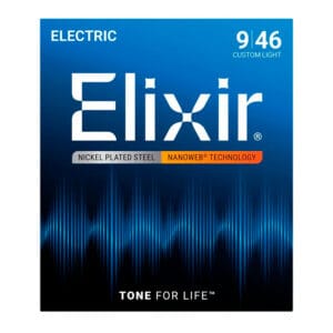 ELIXIR 12027- Cuerdas para Guitarra Eléctrica NANOWEB (.009 - .046)
