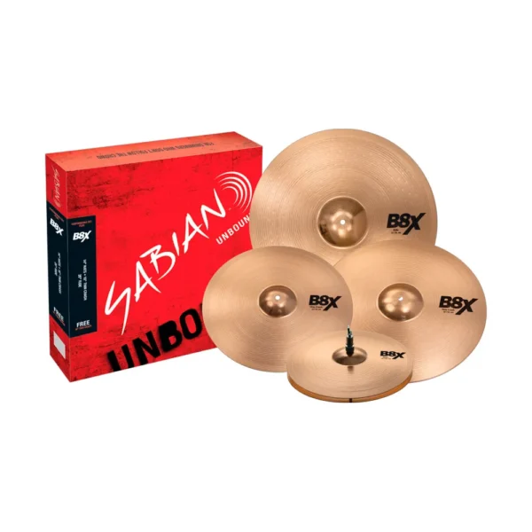 45003XG Sabian - Set B8X de 3 Platillos - Dorado_1