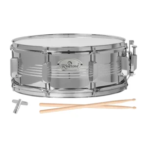 RISETONE JBS1057 – Redoblante 14″ x 5.5″ de Acero Inoxidable - Imagen 1