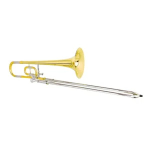 RISETONE - JBSL-703L - Trombón de Vara Bb/F | Con Rotor y Acabado Lacado Dorado - Imagen 3