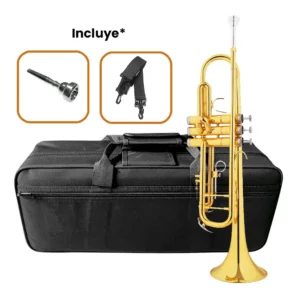 RISETONE - JBTR-400L - Trompeta en Bb | Pistones de Acero Inoxidable