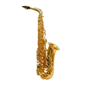 RISETONE - JBTS-150L - Saxofón Tenor Bb Acabado Lacado Dorado