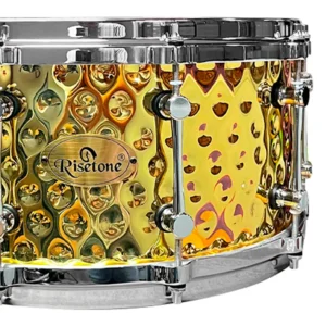 RISETONE ROCK RC003 – TAROLA 14"x6.5" MARTILLADO BRASS P/REMO - Imagen 3