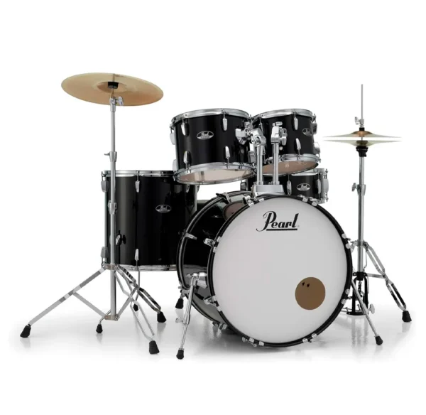 RS525SC_C #31 Batería Pearl Roadshow 5 Piezas Jet Black - Kit Completo Profesional_1
