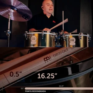 MEINL – SB602 - Baquetas para Timbal Diego Galé Signature | 1/2" Hickory - Imagen 11
