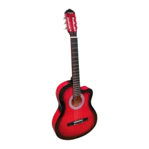 VOZZEX - VZ-851/39 RDCF - Guitarra Acústica Cuerdas de Metal, Red Fade