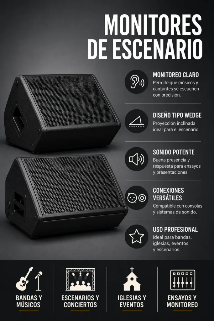 Monitores de escenario