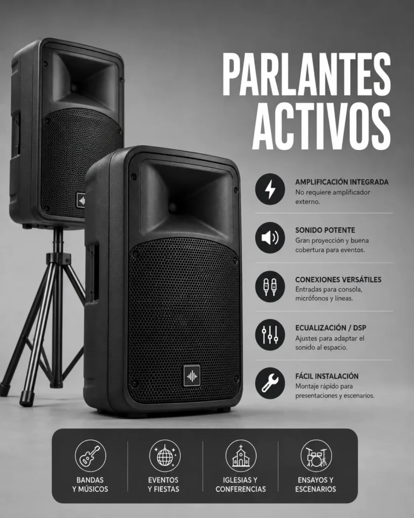 Parlantes activos