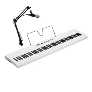 Piano Digital KORG L1 LIVE de 88 Teclas con Micrófono para Streaming y Creación de Contenido