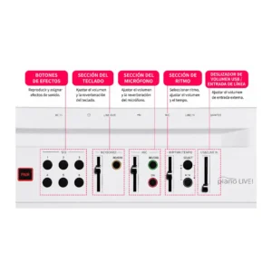 Piano Digital KORG L1 LIVE de 88 Teclas con Micrófono para Streaming y Creación de Contenido - Imagen 7