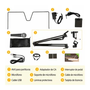 Piano Digital KORG L1 LIVE de 88 Teclas con Micrófono para Streaming y Creación de Contenido - Imagen 6