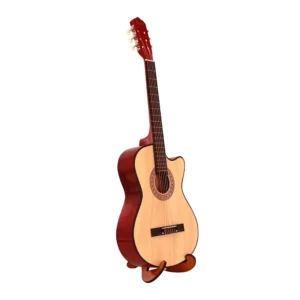 Pack de Guitarra Acústica Vizcaya con Funda, Afinador, Cuerdas y Atril - Imagen 5