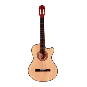 Pack de Guitarra Acústica Vizcaya con Funda, Afinador, Cuerdas y Atril - Imagen 3