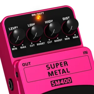 Behringer SM400 Super Metal Pedal de Distorsión para Guitarra Eléctrica - Imagen 5