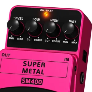 Behringer SM400 Super Metal Pedal de Distorsión para Guitarra Eléctrica - Imagen 4