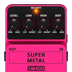 Behringer SM400 Super Metal Pedal de Distorsión para Guitarra Eléctrica - Imagen 6